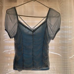 Baby blue Princess/ Preppy Top